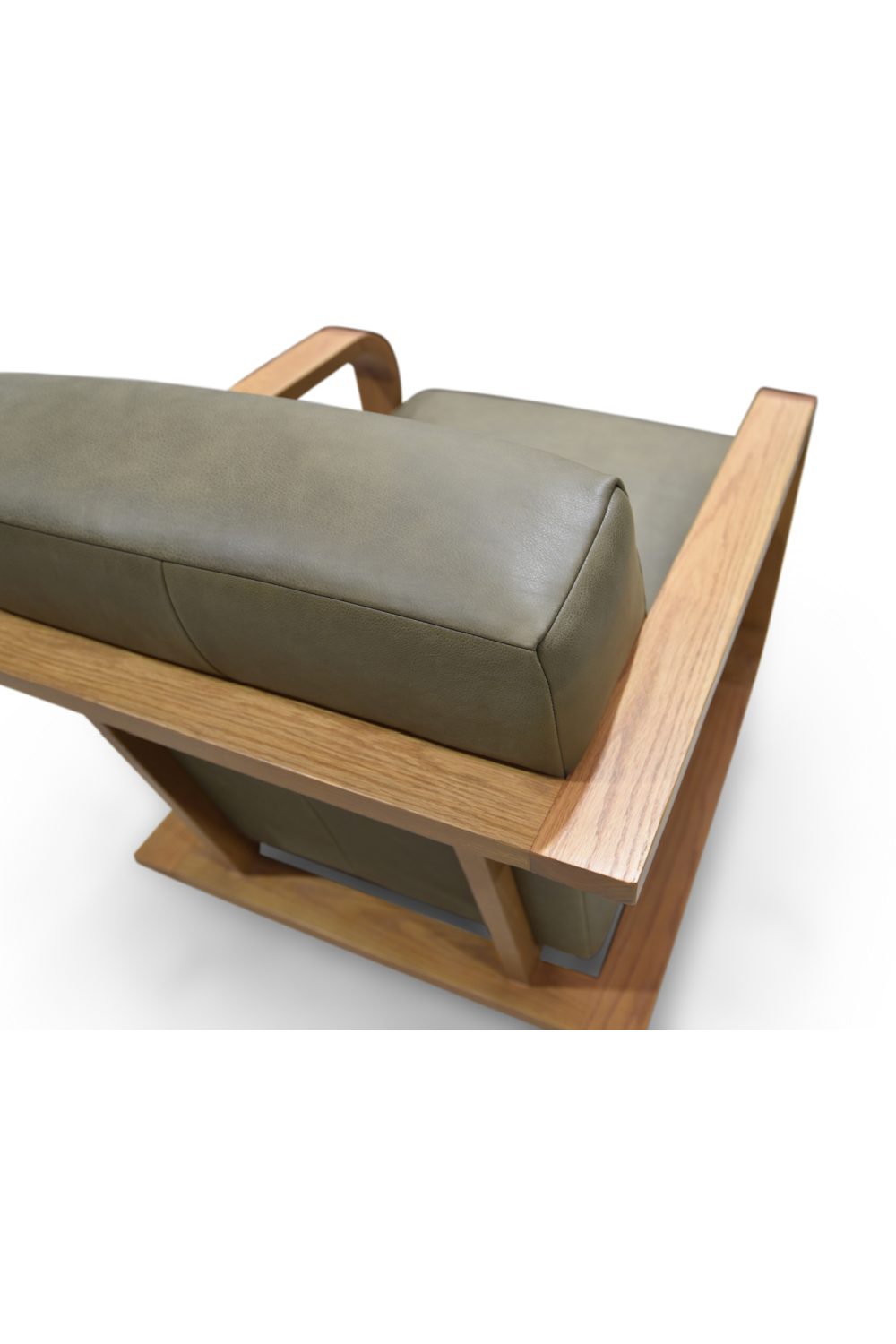 Modern European furniture - Oak Framed Lounge Chair - www.oroa.com | Oroa.com