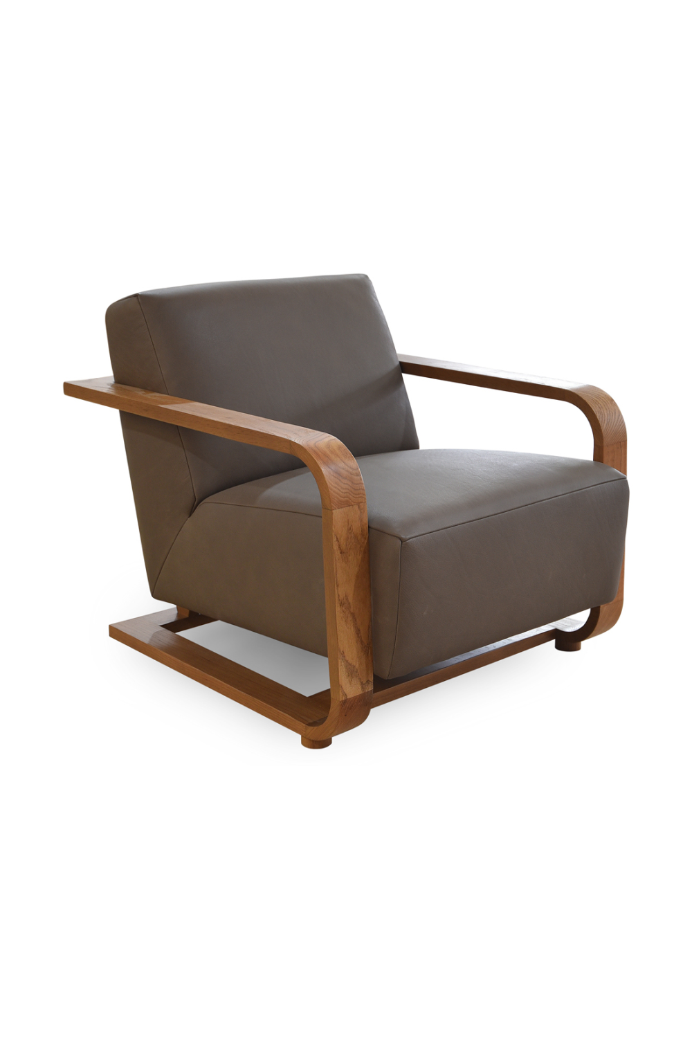 Modern European furniture - Oak Framed Lounge Chair - www.oroa.com | Oroa.com