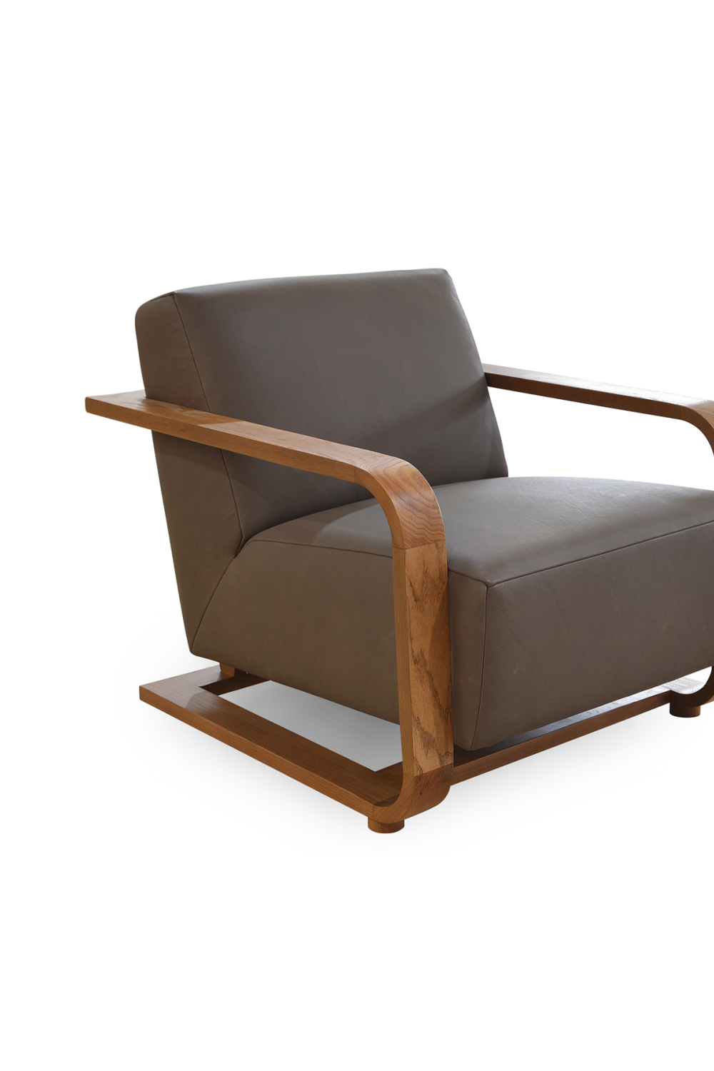 Oak Framed Lounge Chair | Novi Living Eckersley