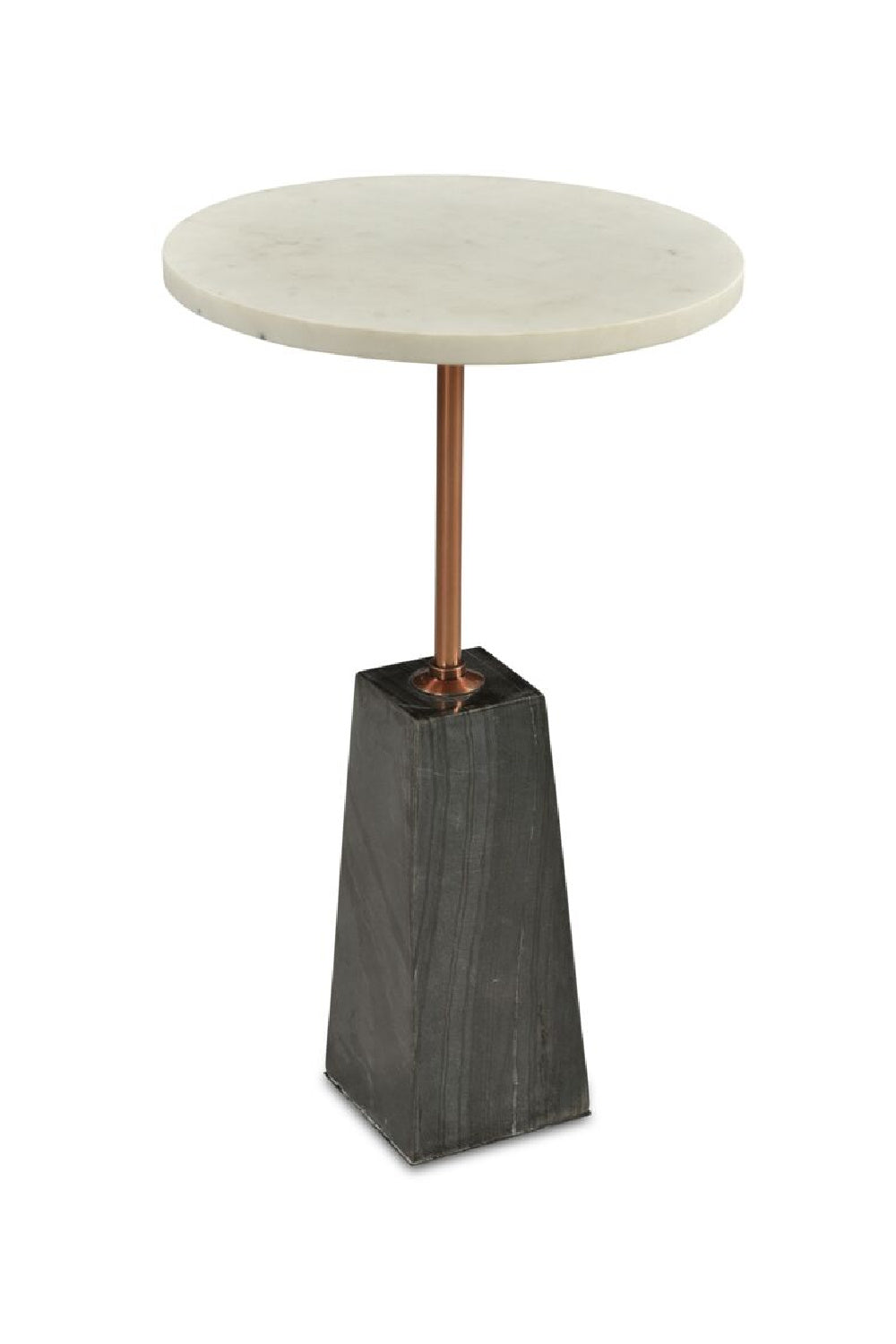 Modern European furniture - White Marble Accent Table - www.oroa.com