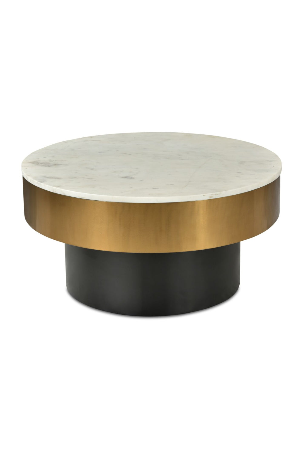 Gold Rimmed Marble Coffee Table | Novi Living Dado | Oroa.com