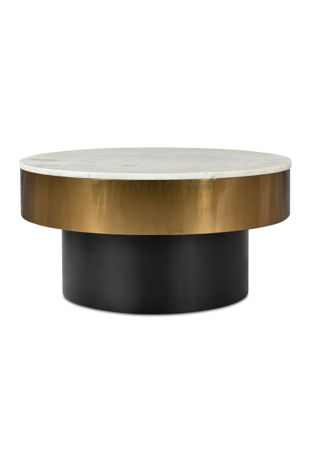 Gold Rimmed Marble Coffee Table | Novi Living Dado | Oroa.com