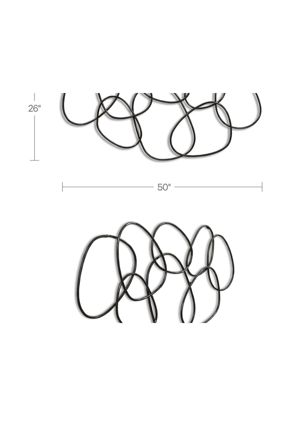 Modern European furniture - Interlocking Bronze Ring Wall Decor - www.oroa.com | Oroa.com