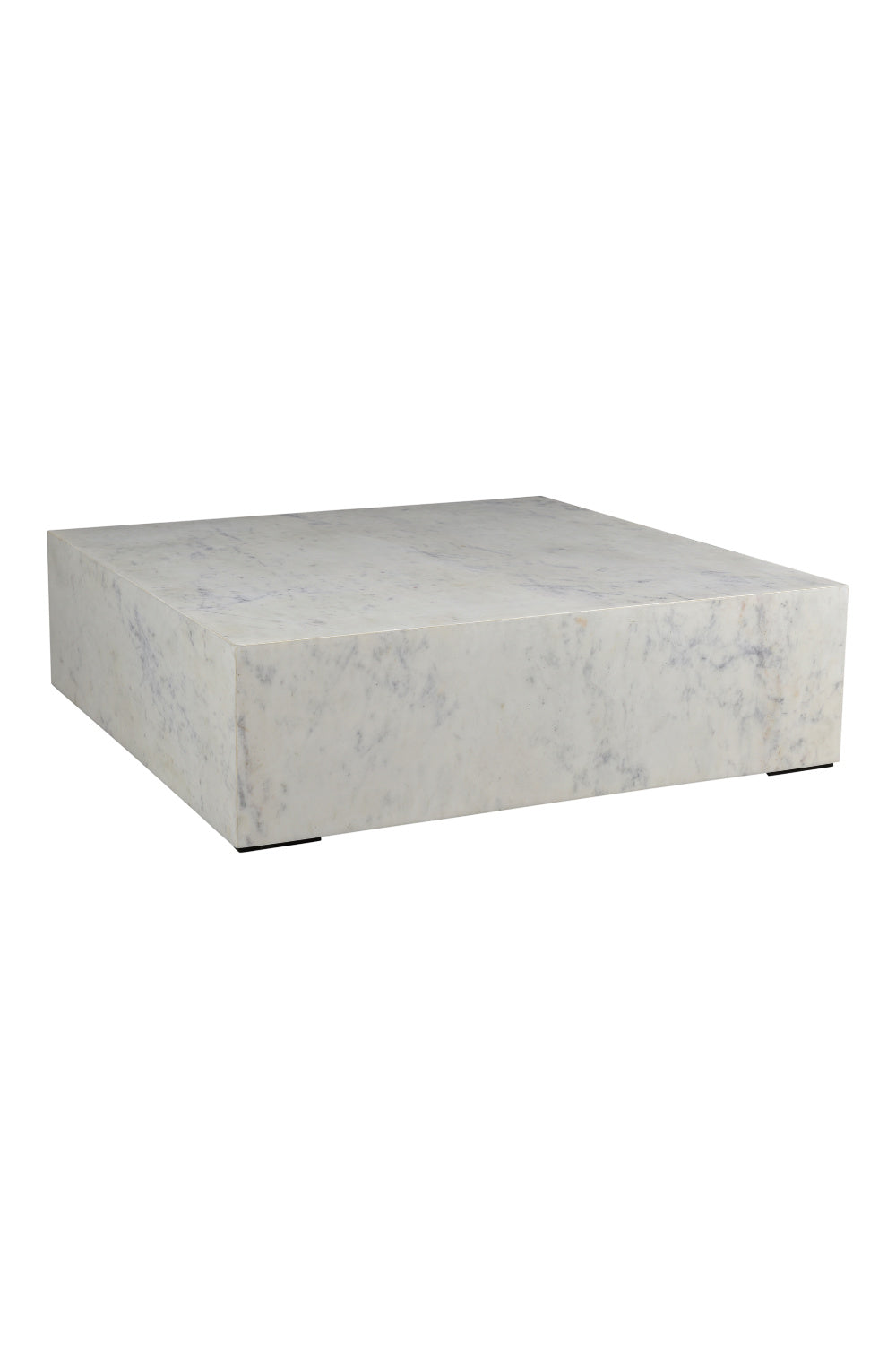 Modern European furniture - Square White Marble Coffee Table - www.oroa.com