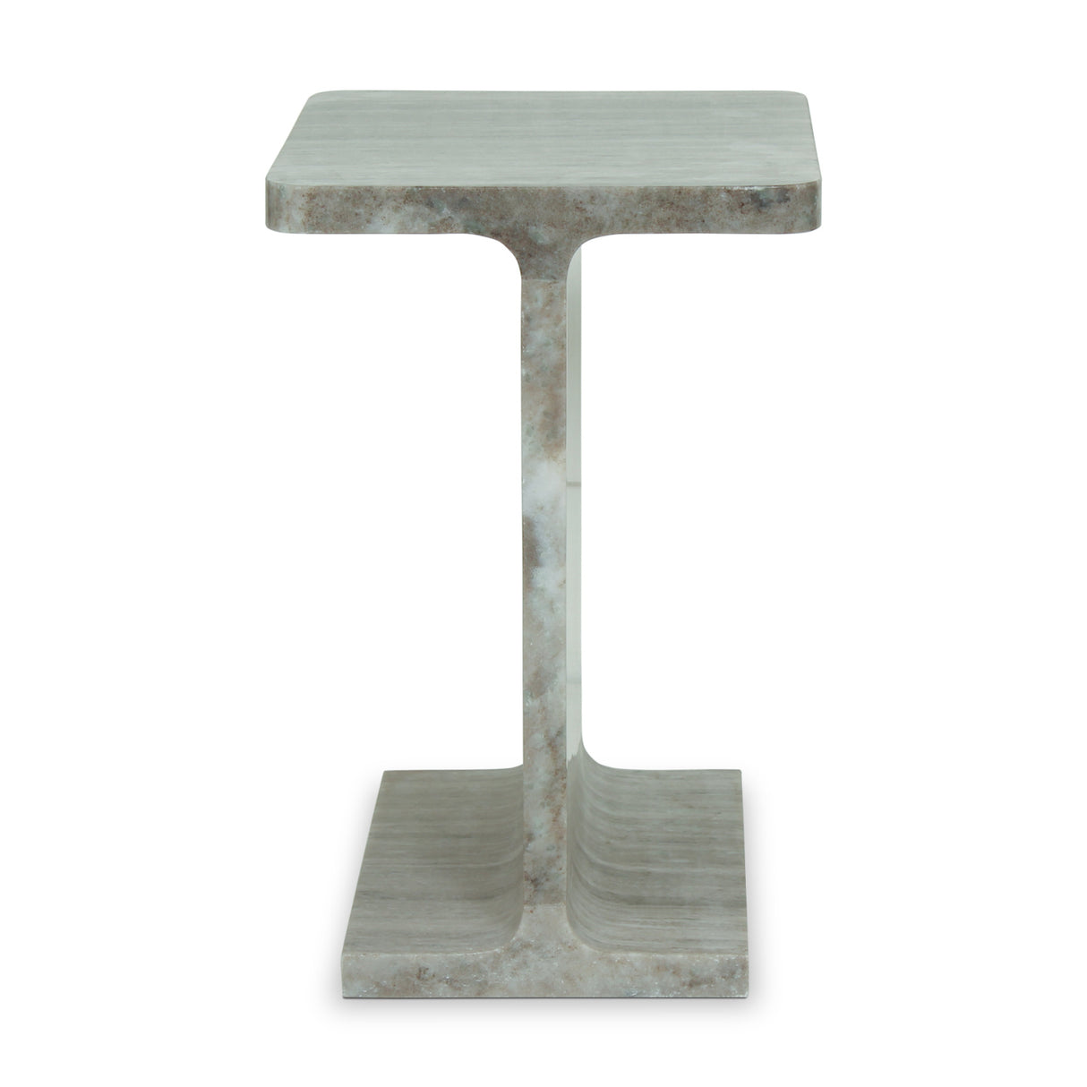 Modern European furniture - Marble I-Beam Accent Table - www.oroa.com | Oroa.com
