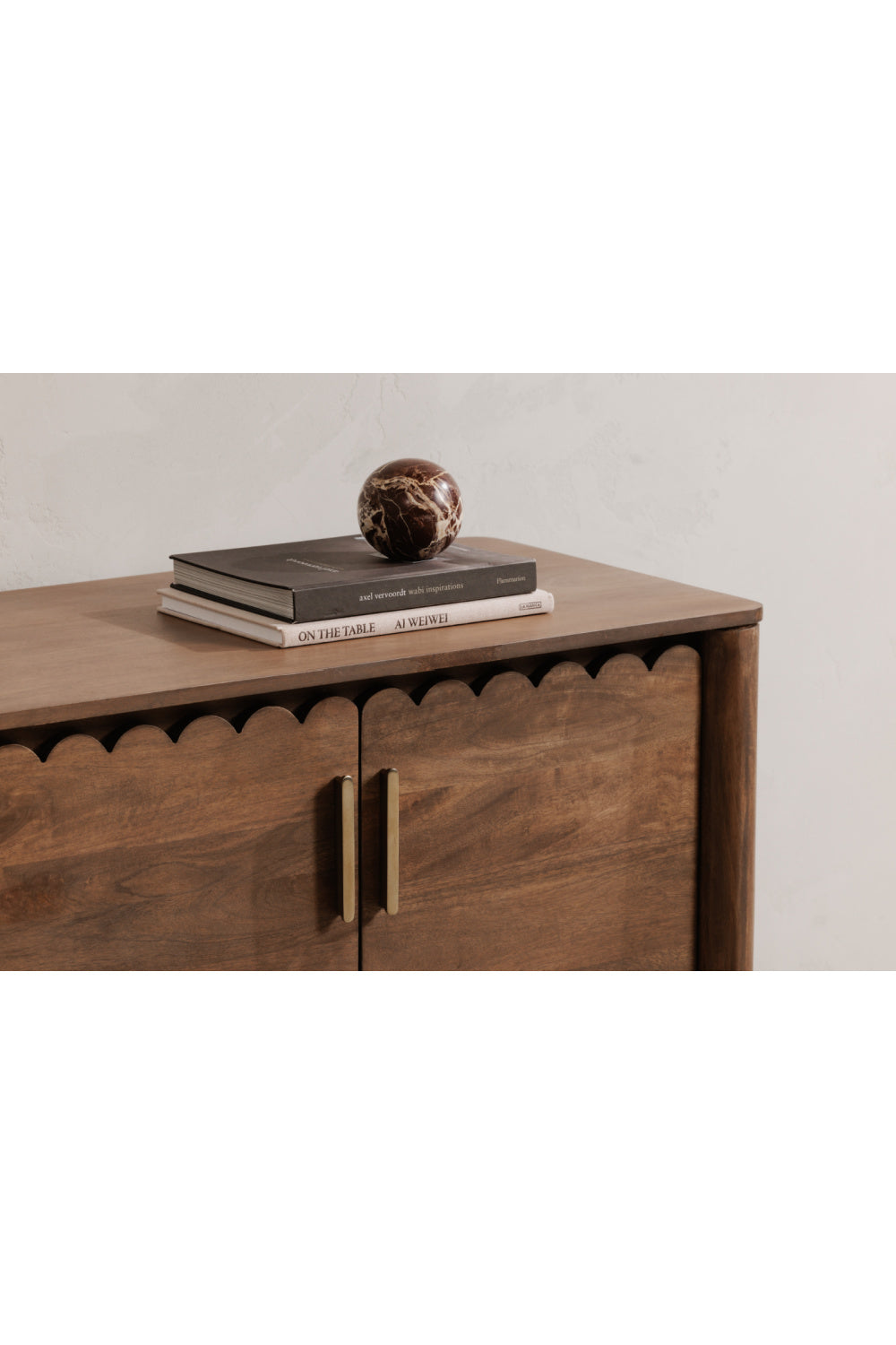 Modern European furniture - Scalloped Edge 4-Door Sideboard - www.oroa.com | Oroa.com