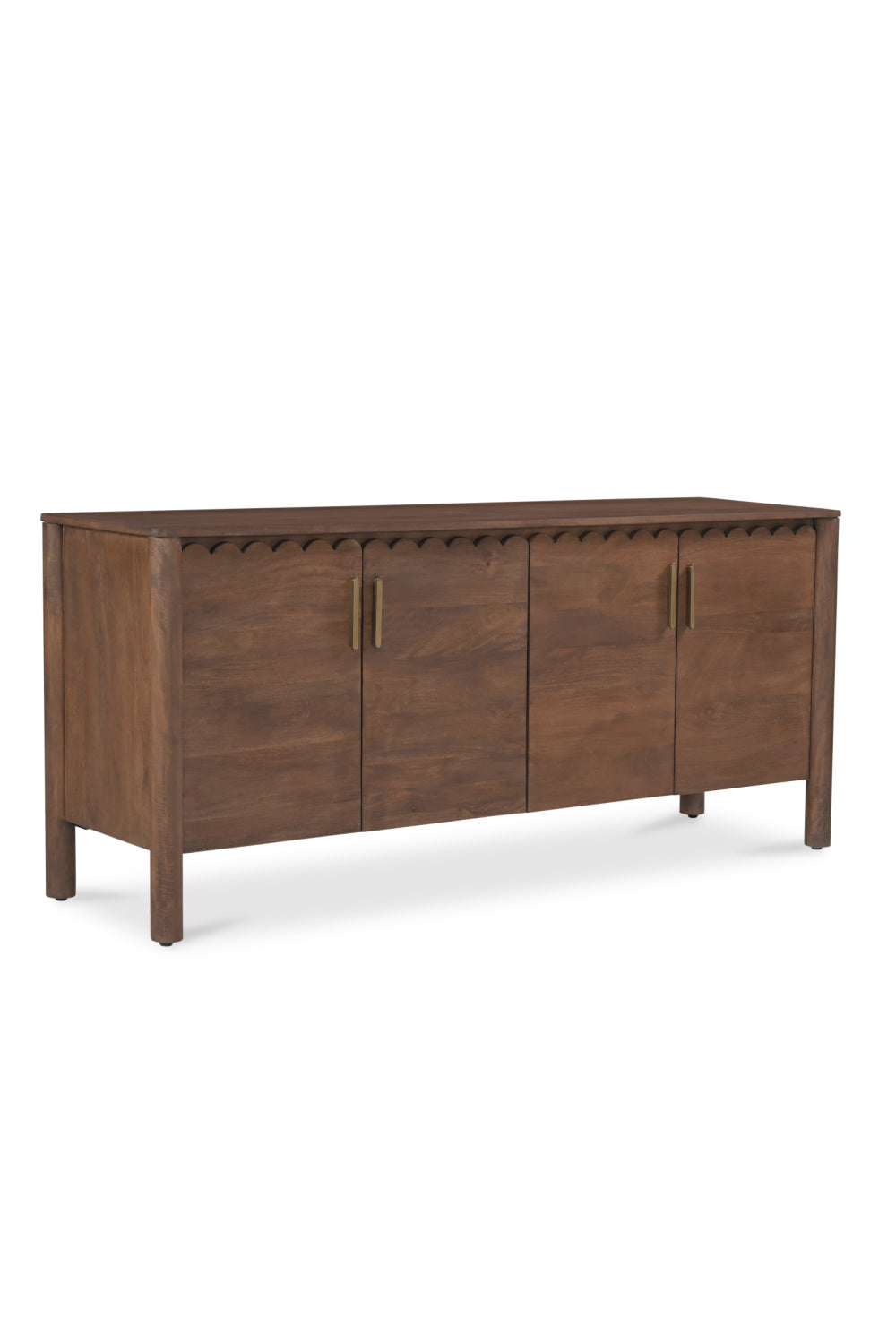 Modern European furniture - Scalloped Edge 4-Door Sideboard - www.oroa.com | Oroa.com