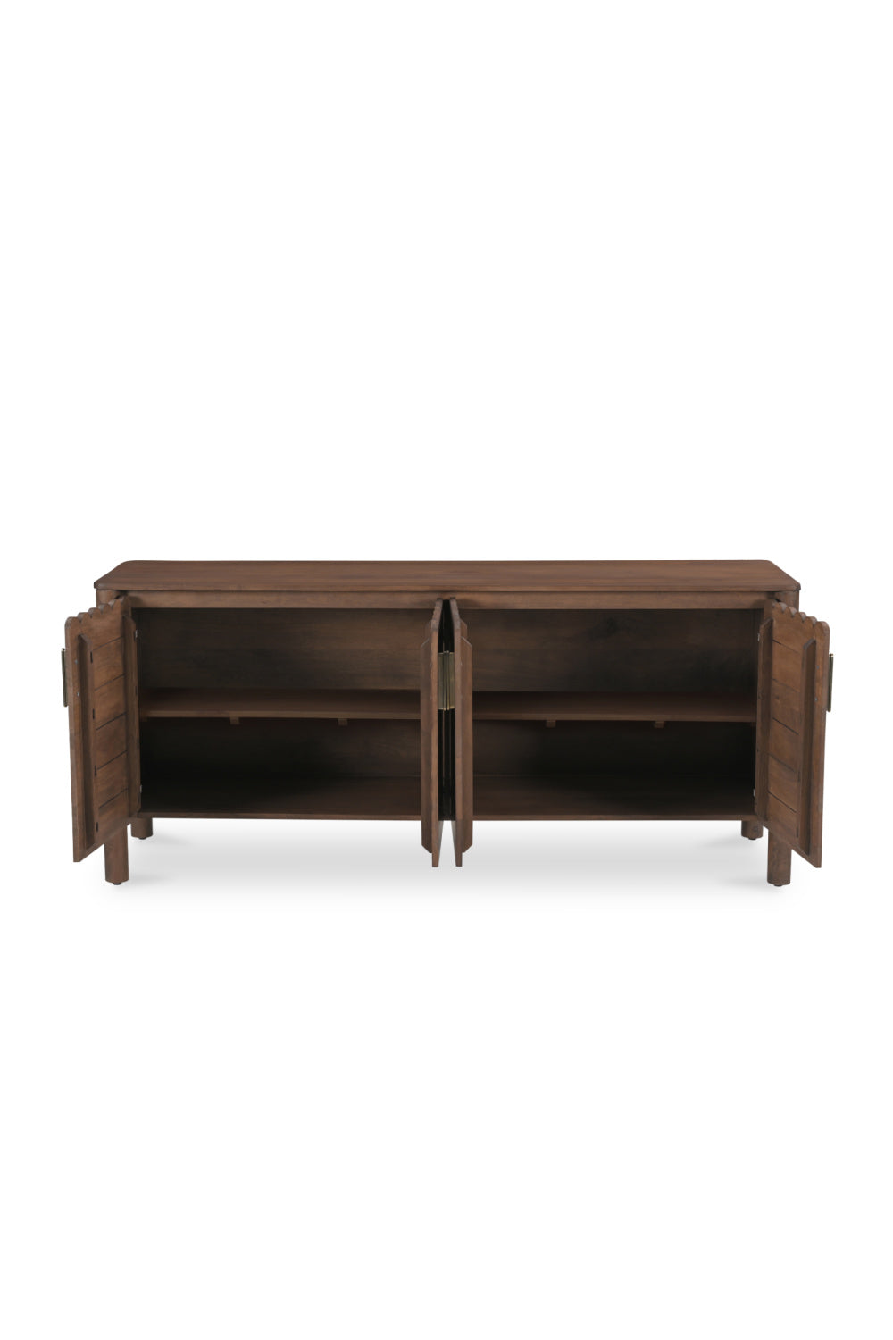 Modern European furniture - Scalloped Edge 4-Door Sideboard - www.oroa.com | Oroa.com