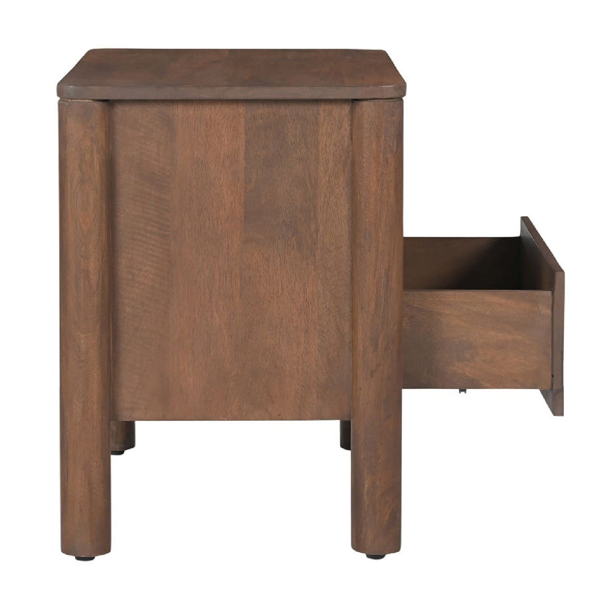Modern European furniture - Scalloped-Edge 2-Drawer Nightstand - www.oroa.com