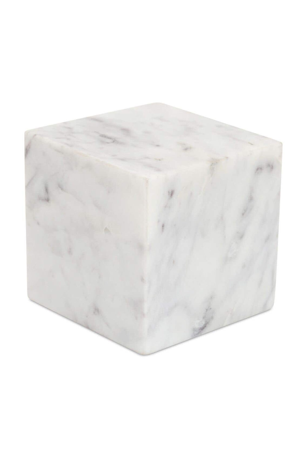 White Marble Cube Tabletop Decor | Novi Living Cora | Oroa.com