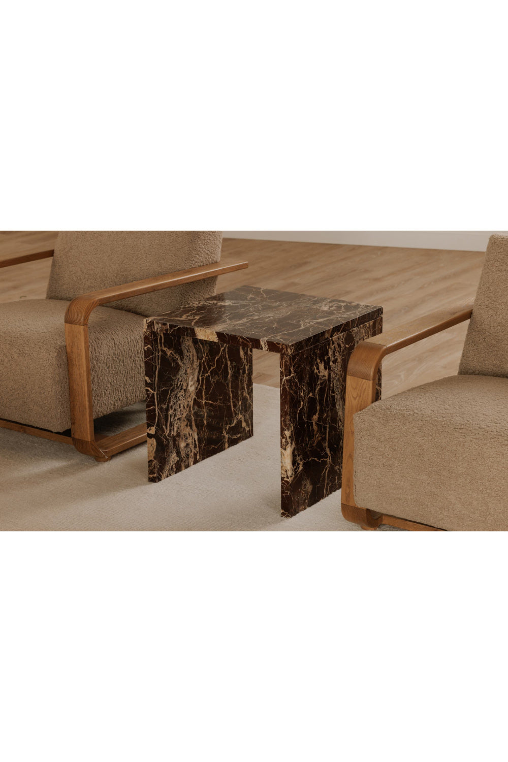 Modern European furniture - Marble Square Accent Table - www.oroa.com | Oroa.com