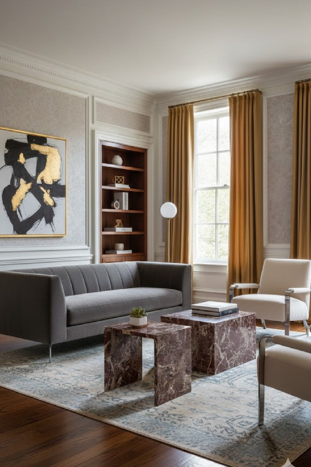 Modern European furniture - Marble Square Accent Table - www.oroa.com | Oroa.com