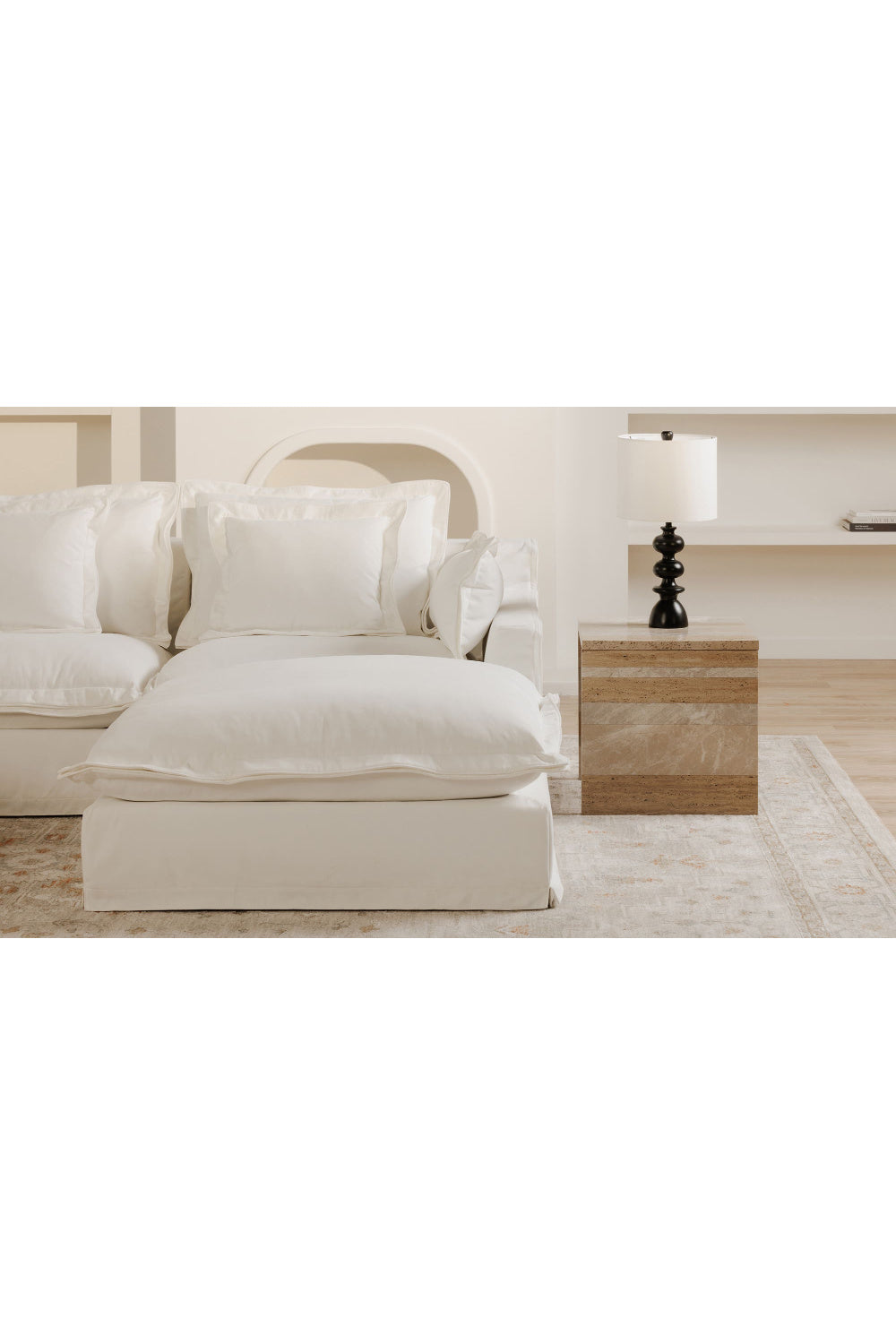 Modern European furniture - Marble Square Accent Table - www.oroa.com | Oroa.com