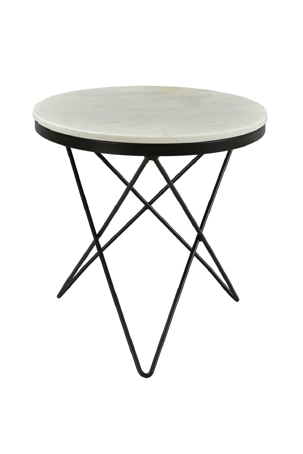 Modern European furniture - Round Marble Side Table - www.oroa.com