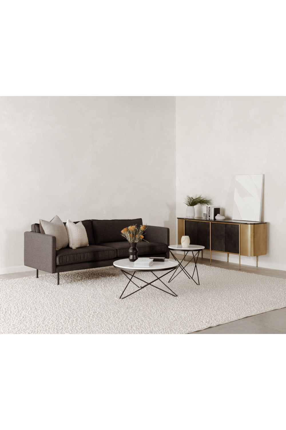 Modern European furniture - White Marble Coffee Table - www.oroa.com