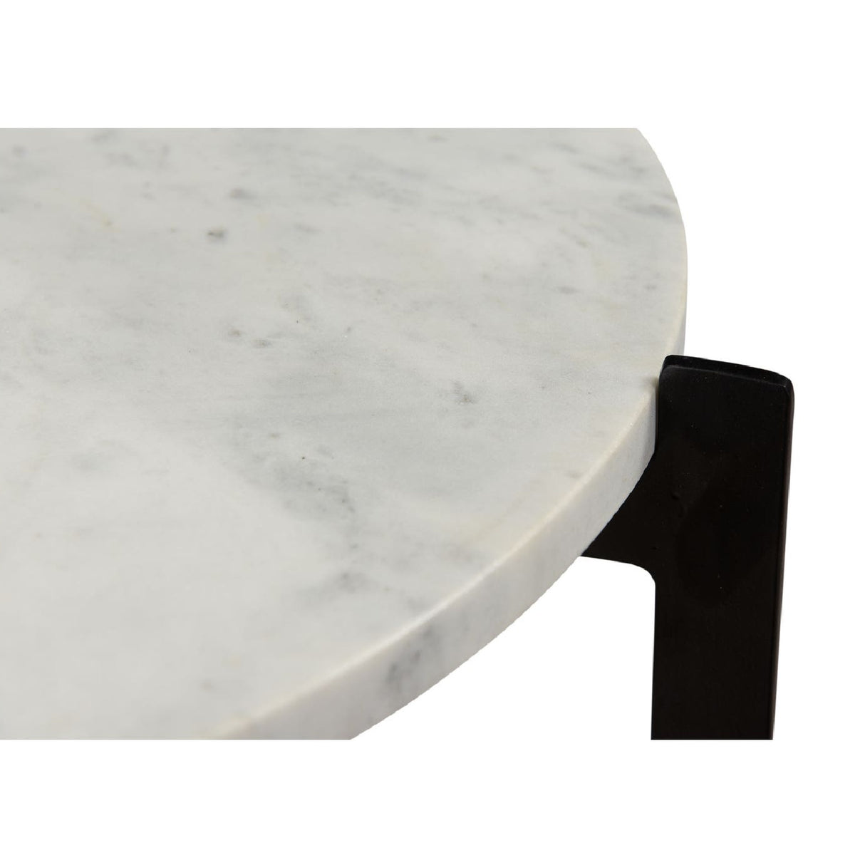 Modern European furniture - White Marble 2-Layer Accent Table - www.oroa.com | Oroa.com