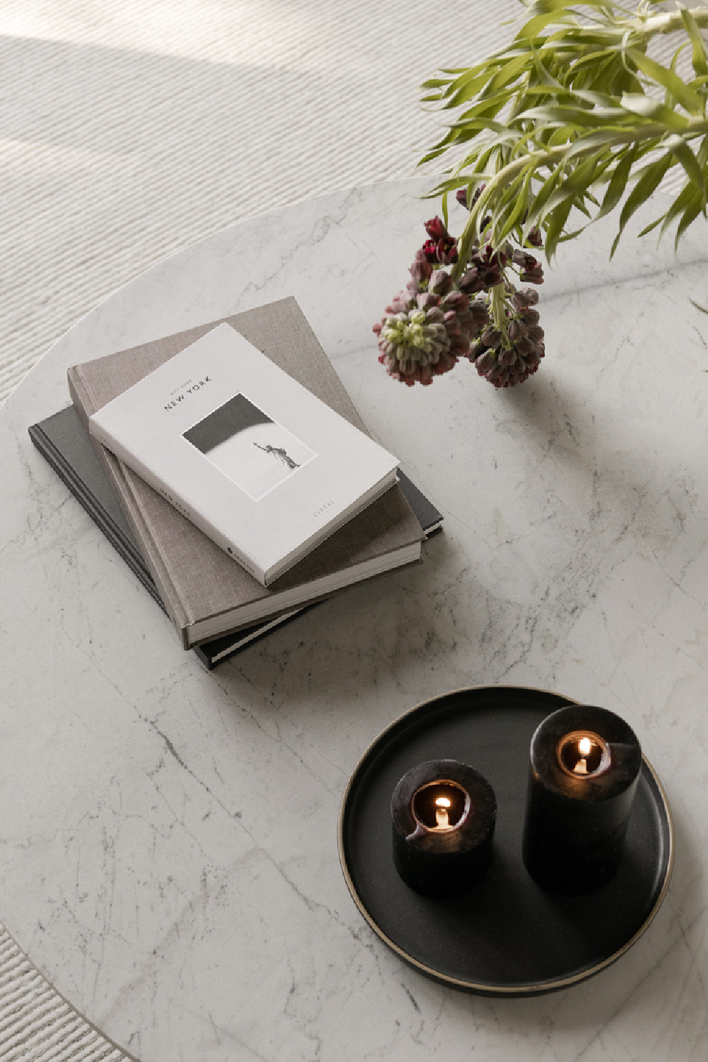 Modern European furniture - Wooden Base Marble Coffee Table - www.oroa.com | Oroa.com