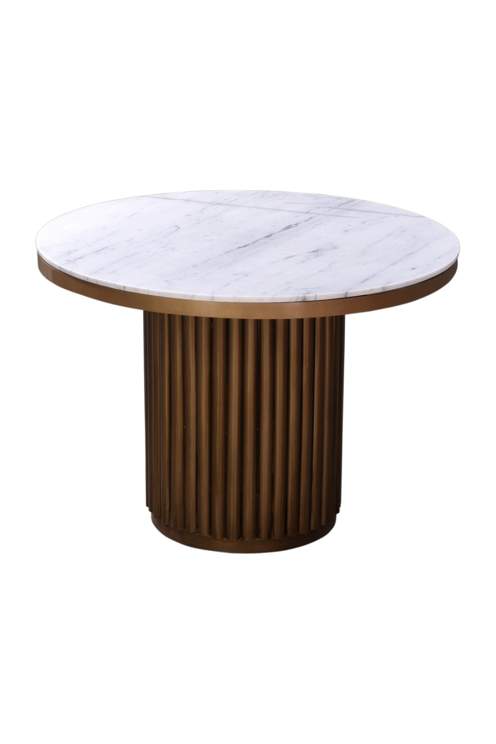 Modern European furniture - Pillar Base Marble Dining Table - www.oroa.com | Oroa.com