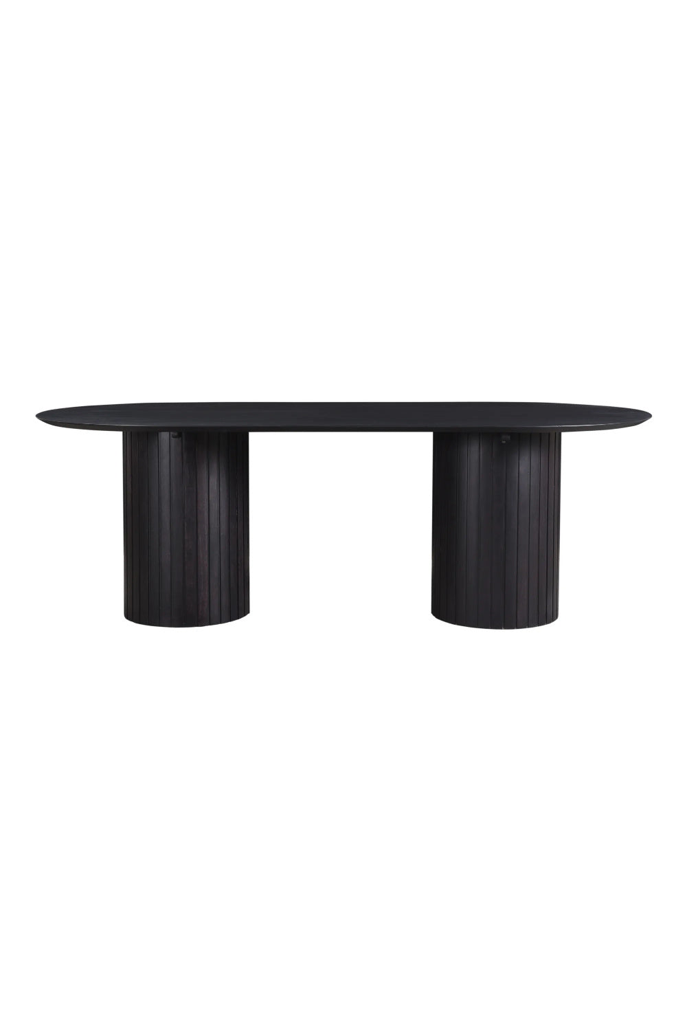 Modern European furniture - Black Acacia Wood Dining Table - www.oroa.com | Oroa.com