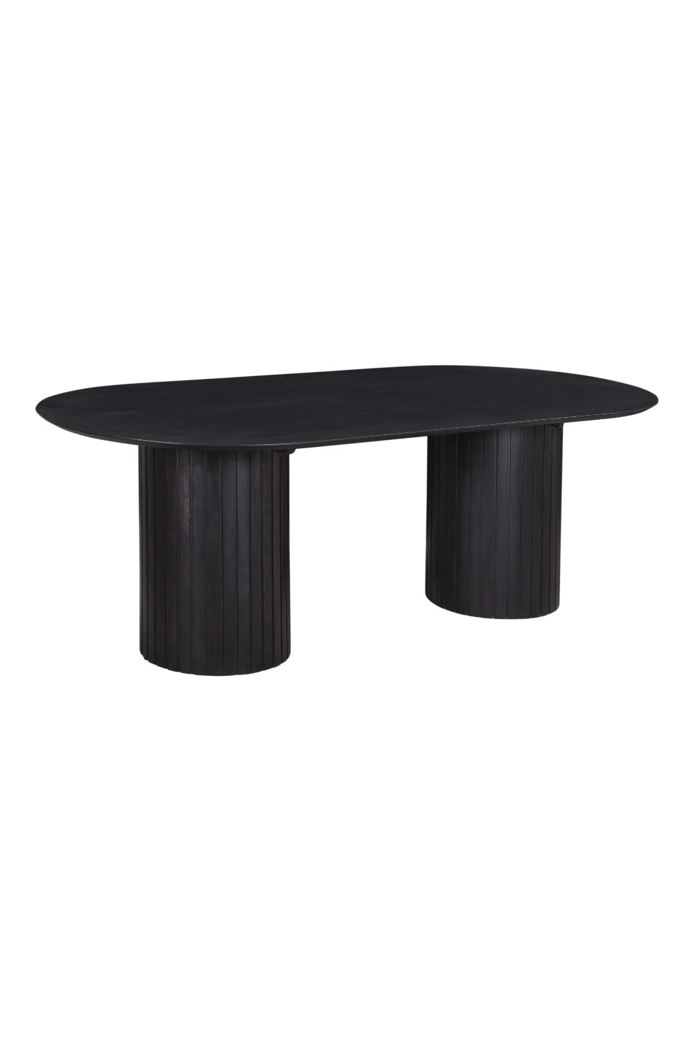 Modern European furniture - Black Acacia Wood Dining Table - www.oroa.com | Oroa.com