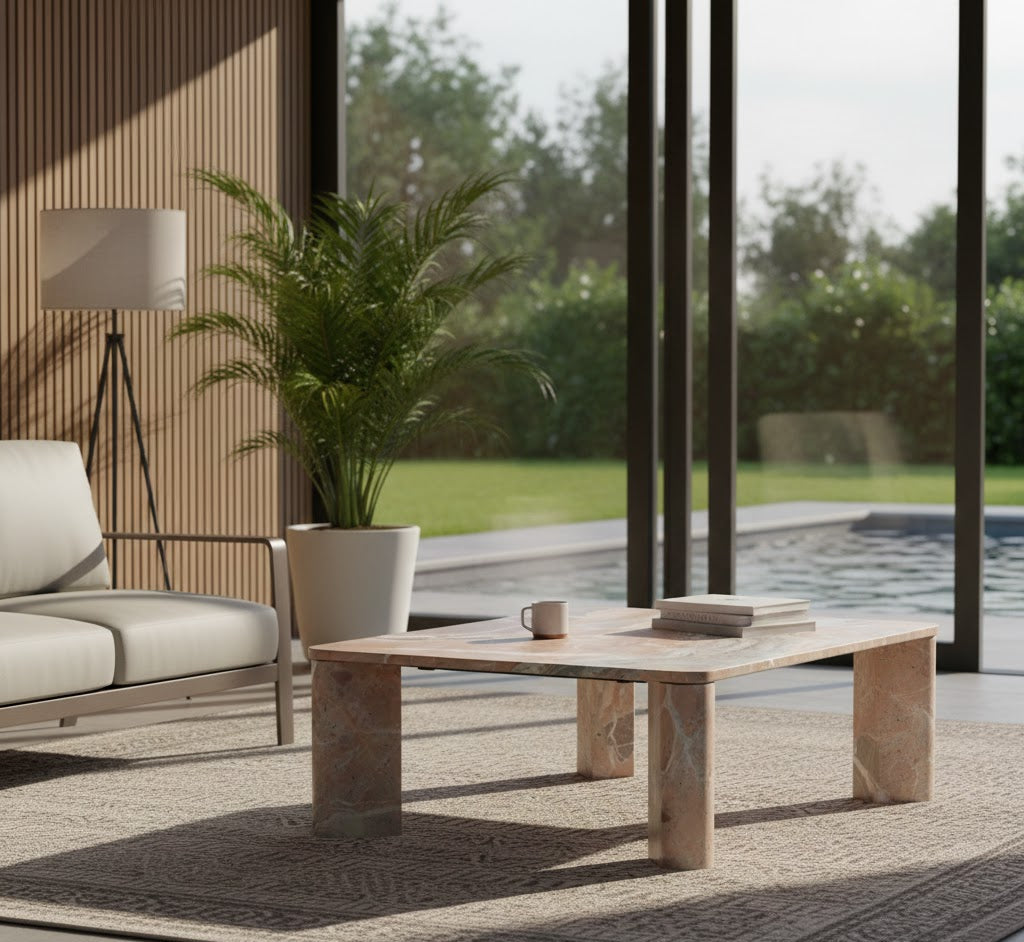 Solid Marble Coffee Table | Novi Living Segment | Oroa.com