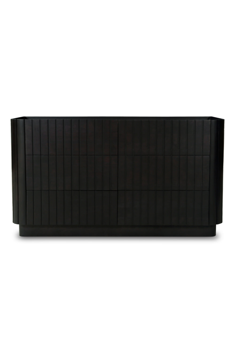 Modern European furniture - Black Acacia 6-Drawer Dresser - www.oroa.com