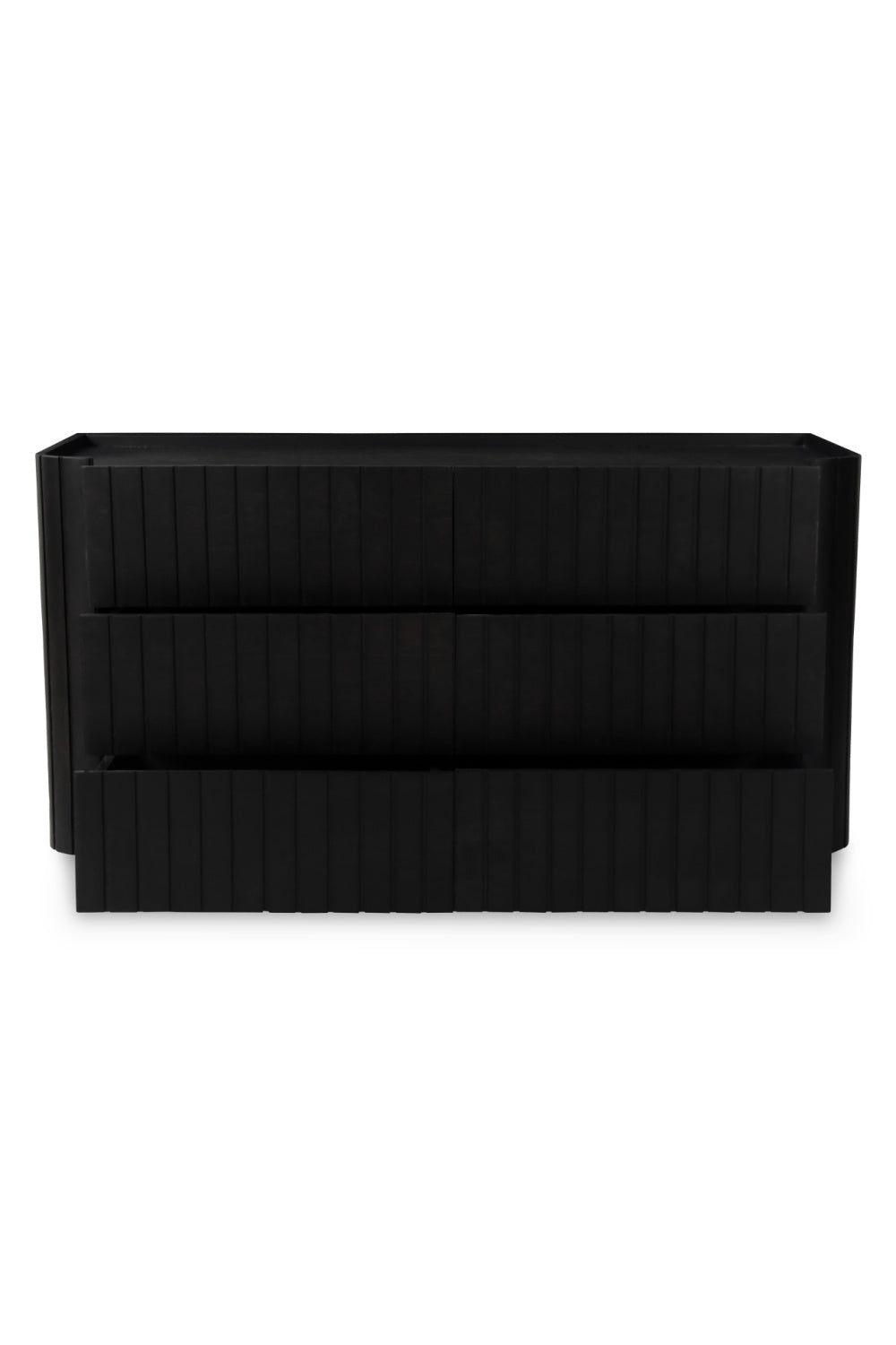 Modern European furniture - Black Acacia 6-Drawer Dresser - www.oroa.com