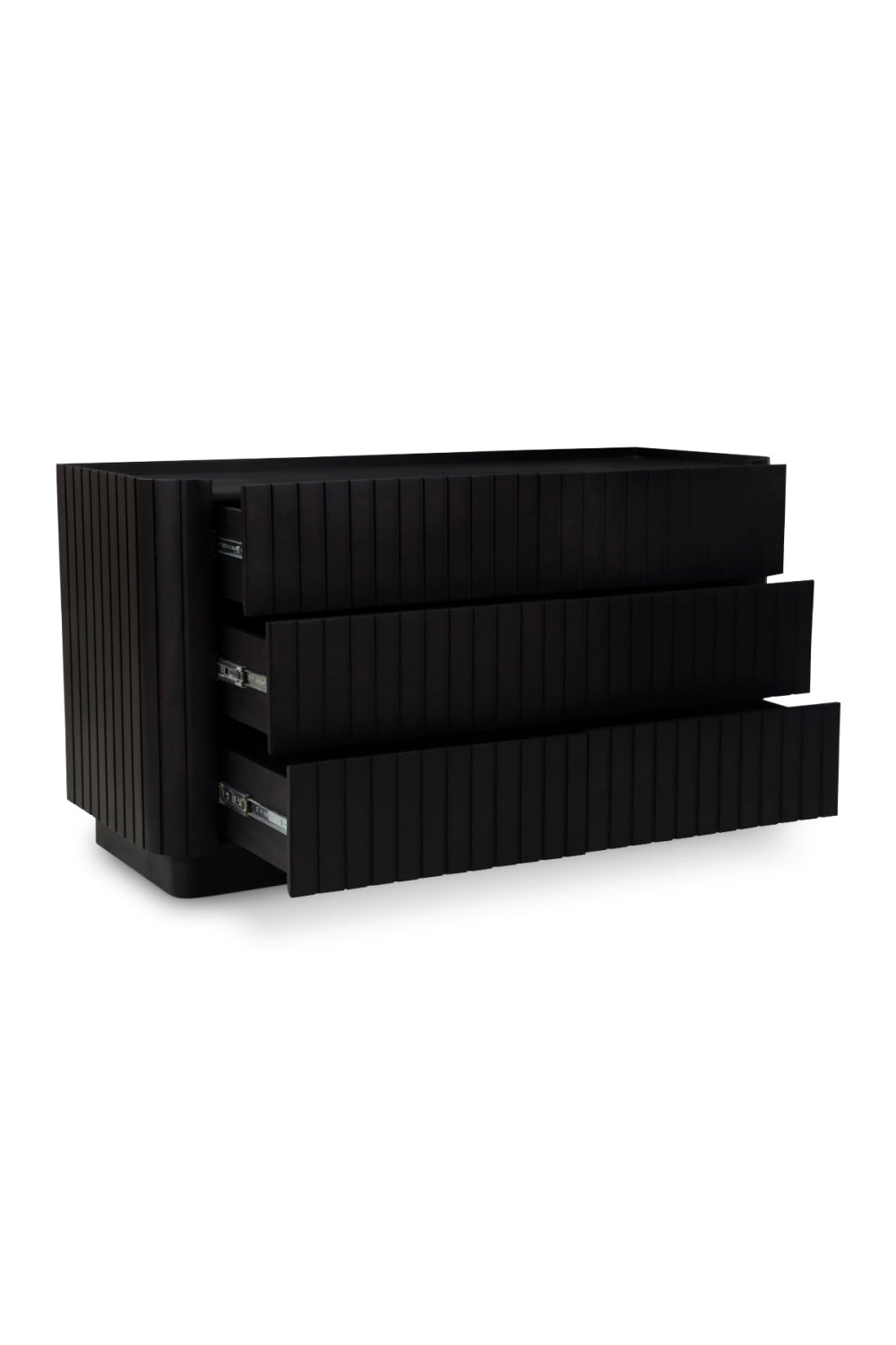 Modern European furniture - Black Acacia 6-Drawer Dresser - www.oroa.com