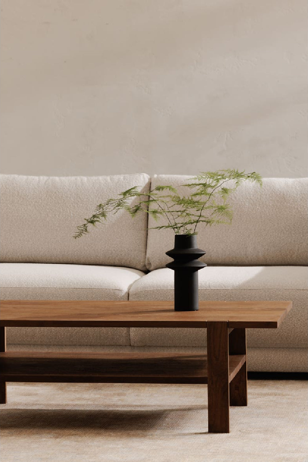 Sandblasted Mango Wood Coffee Table | Novi Living Workshop | Oroa.com