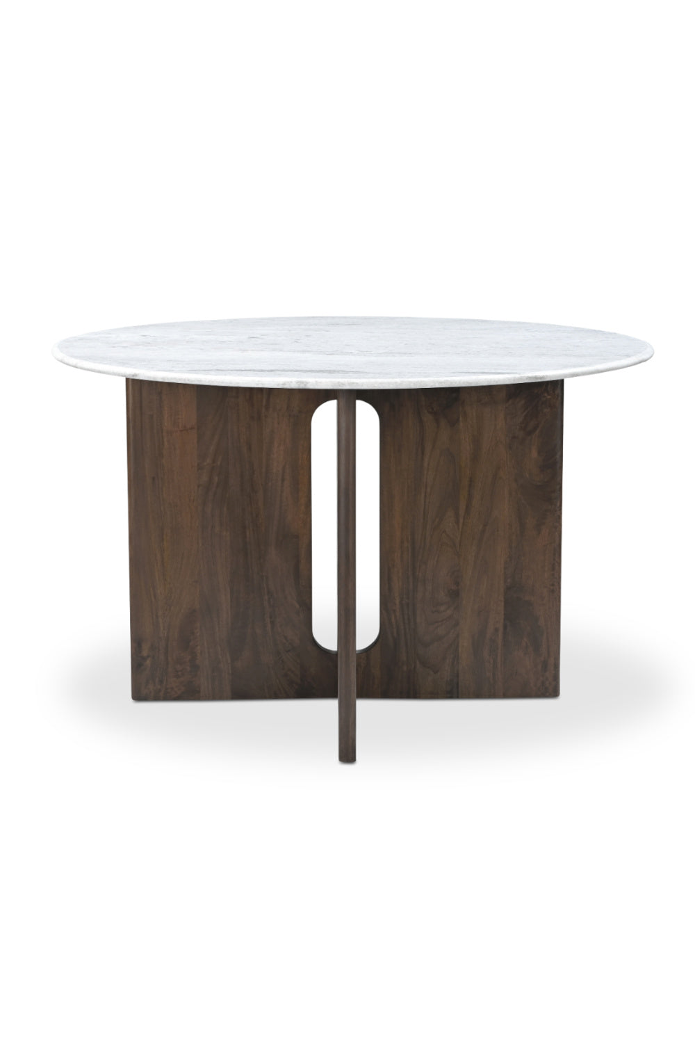 Cross-Base Round Dining Table | Novi Living Stanley | Oroa.com