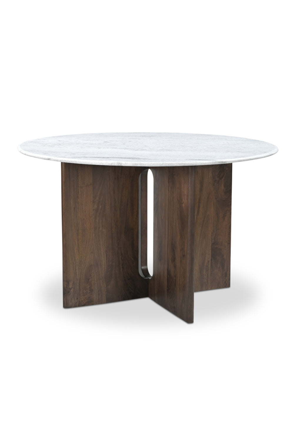 Cross-Base Round Dining Table | Novi Living Stanley | Oroa.com