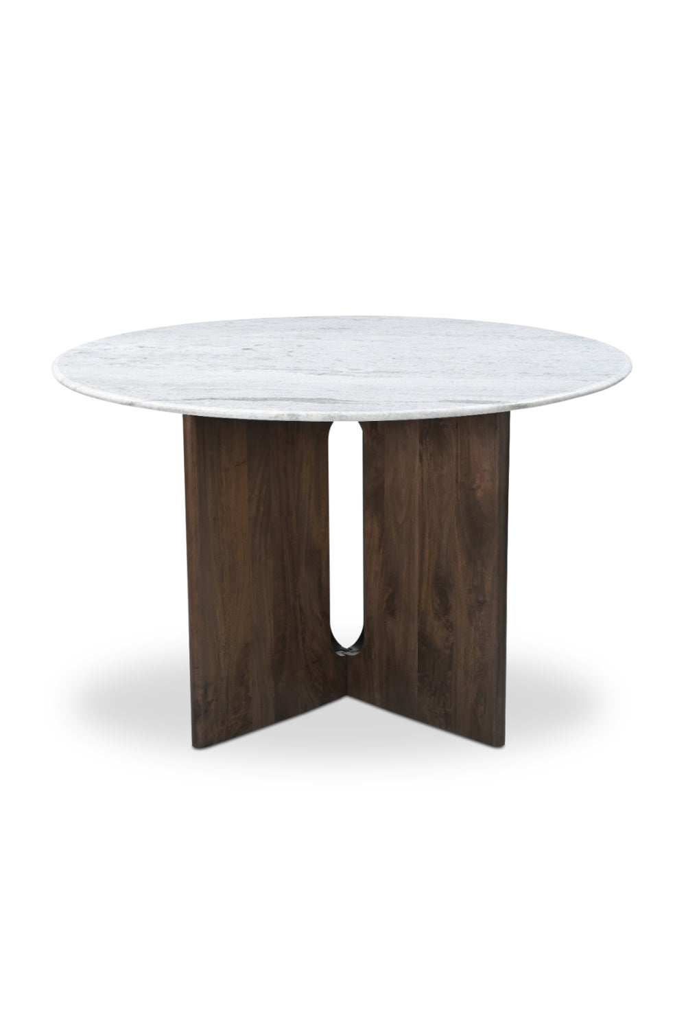 Cross-Base Round Dining Table | Novi Living Stanley | Oroa.com