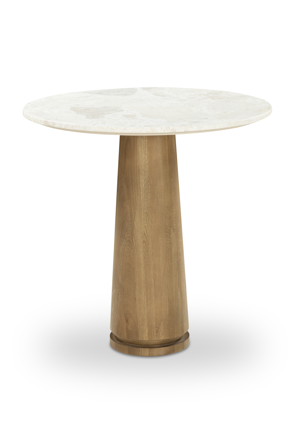 Round Marble Pedestal Coffee Table | Novi Living Sage | Oroa.com