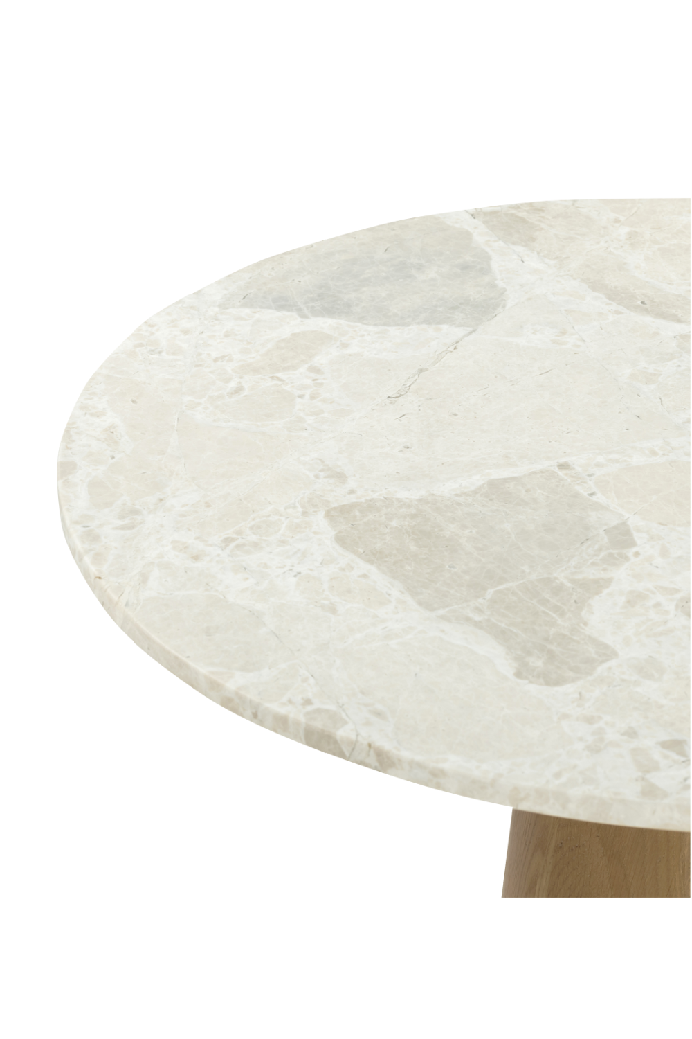 Modern European furniture - Round Marble Pedestal Coffee Table - www.oroa.com | Oroa.com