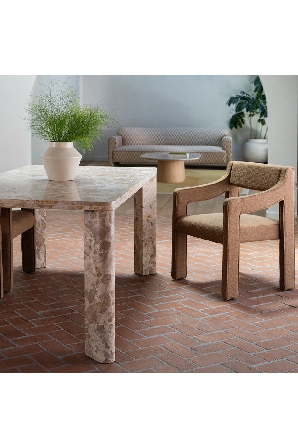 Modern European furniture - Minimalist Rectangular Dining Table - www.oroa.com