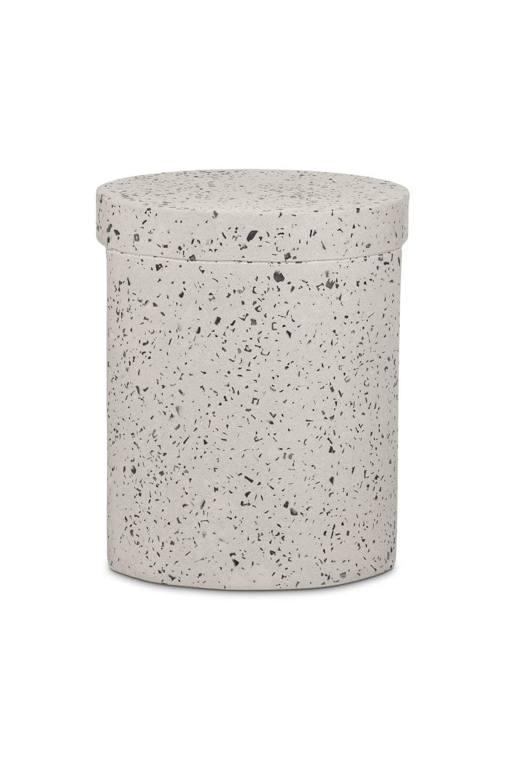 Modern European furniture - White Terrazzo Outdoor Stool - www.oroa.com