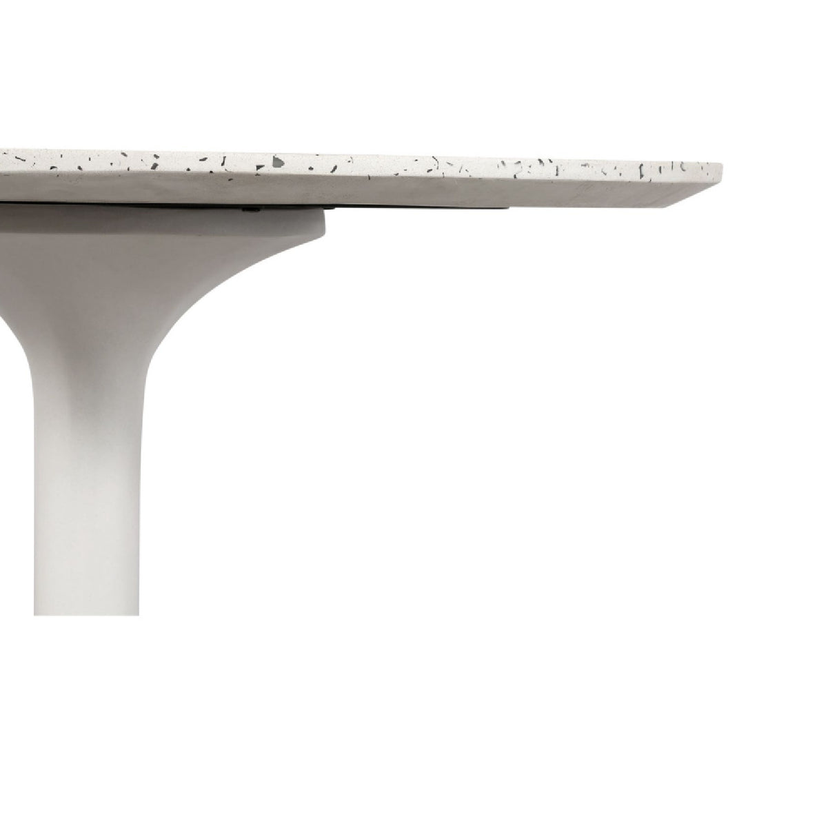 Modern European furniture - White Terrazzo Outdoor Coffee Table - www.oroa.com | Oroa.com