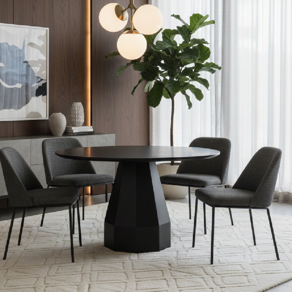 Modern European furniture - Concrete Indoor/Outdoor Dining Table - www.oroa.com | Oroa.com