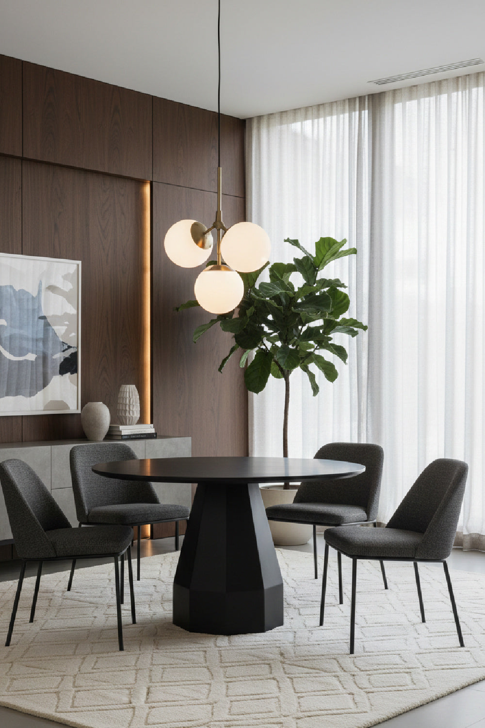 Modern European furniture - Concrete Indoor/Outdoor Dining Table - www.oroa.com | Oroa.com