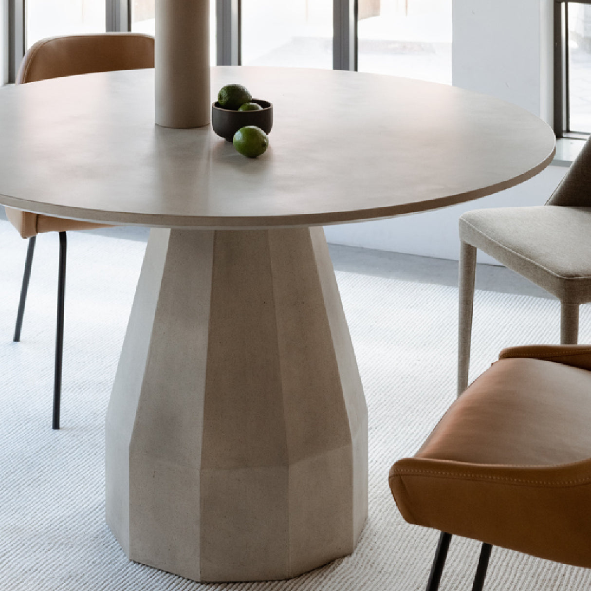 Modern European furniture - Concrete Indoor/Outdoor Dining Table - www.oroa.com | Oroa.com