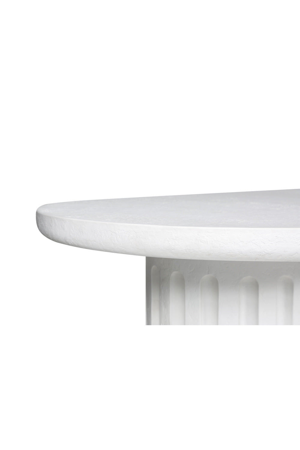 Modern European furniture - White Oval Outdoor Dining Table - www.oroa.com | Oroa.com