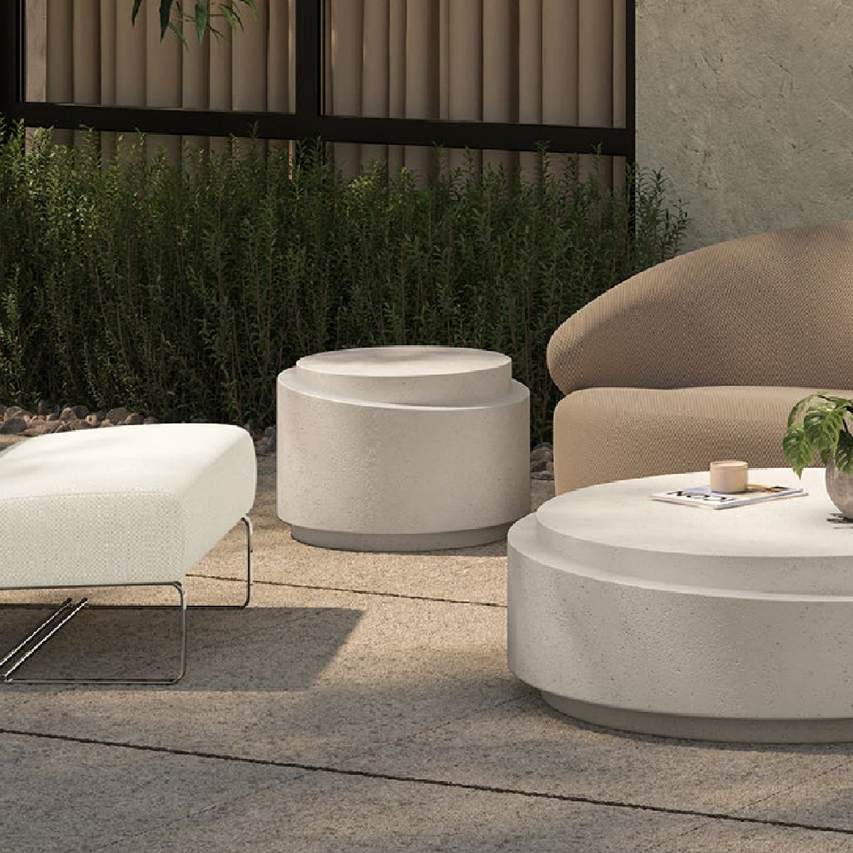 Modern European furniture - Round Outdoor Accent Table - www.oroa.com | Oroa.com