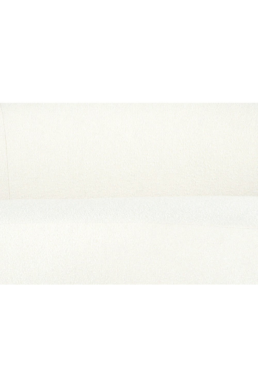 Modern European furniture - Curved Cream Boucle Sofa - www.oroa.com