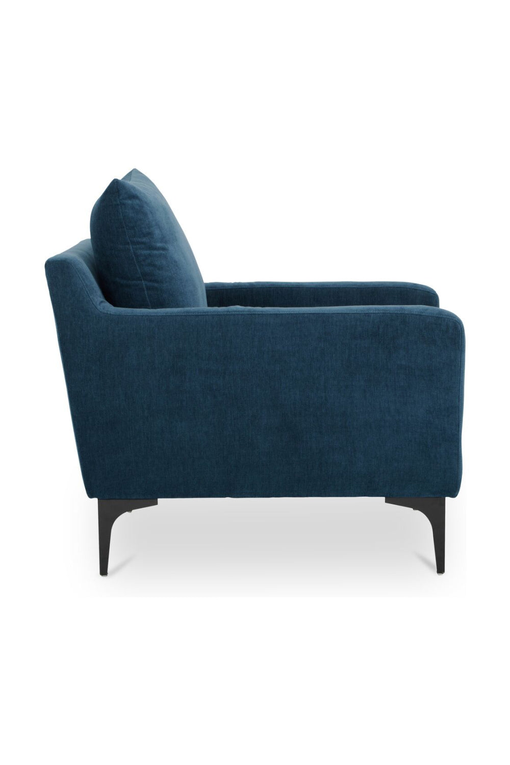 Modern European furniture - Blue Angled-Back Lounge Chair - www.oroa.com | Oroa.com