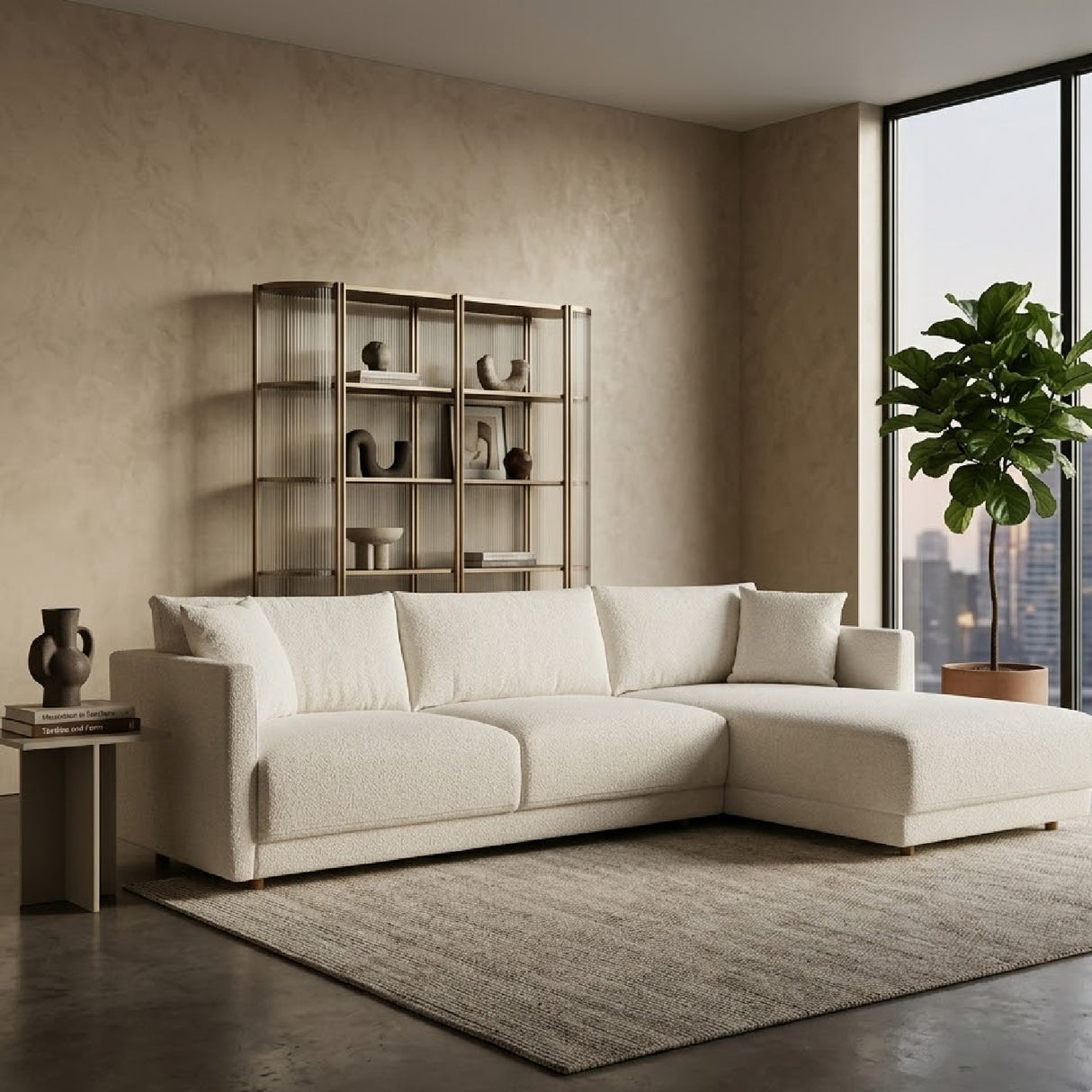 Modern Minimalist Sectional Sofa | Oroa.com
