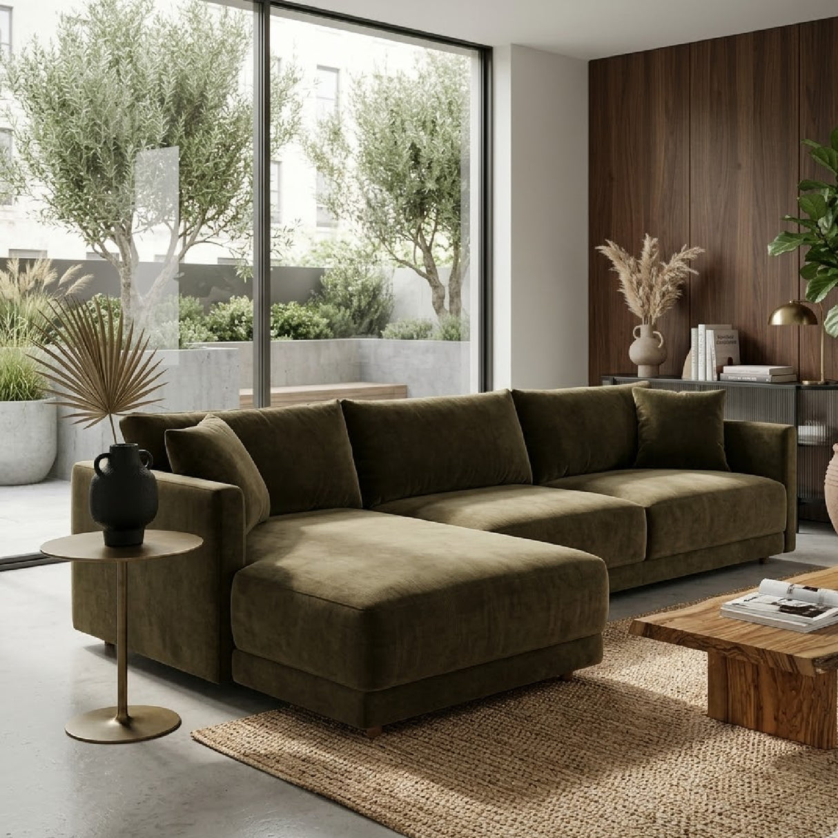 Modern Minimalist Sectional Sofa | Oroa.com