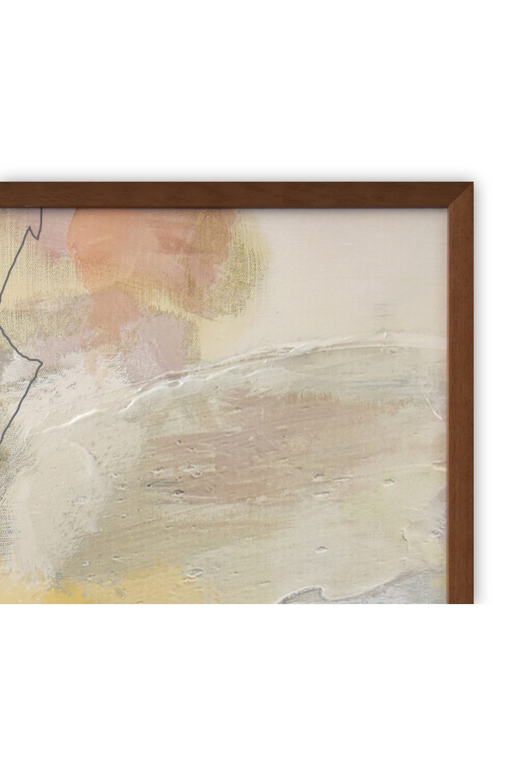 Modern European furniture - Pastel Toned Abstract Painting - www.oroa.com