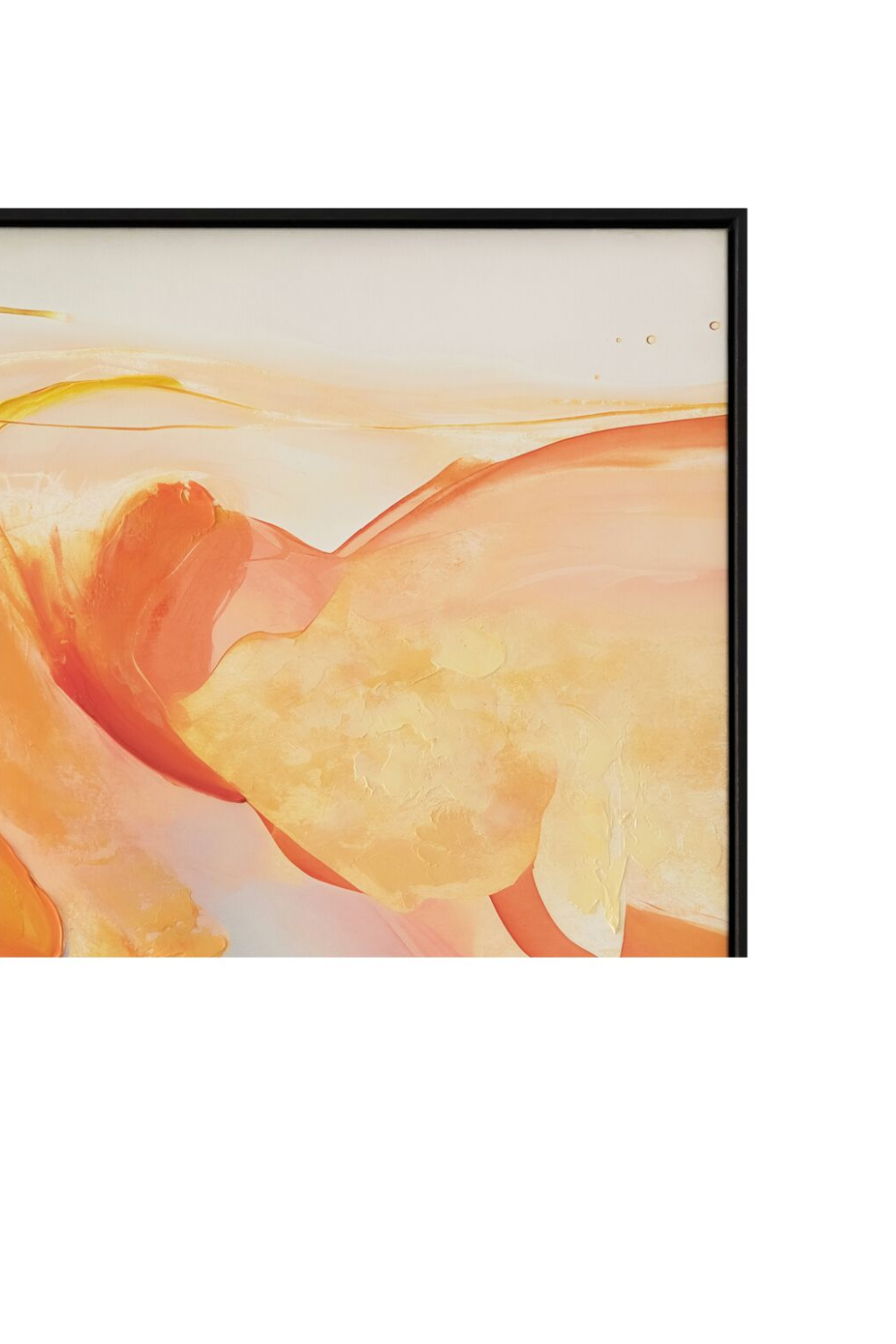 Modern European furniture - Multicolored Framed Abstract Painting - www.oroa.com | Oroa.com