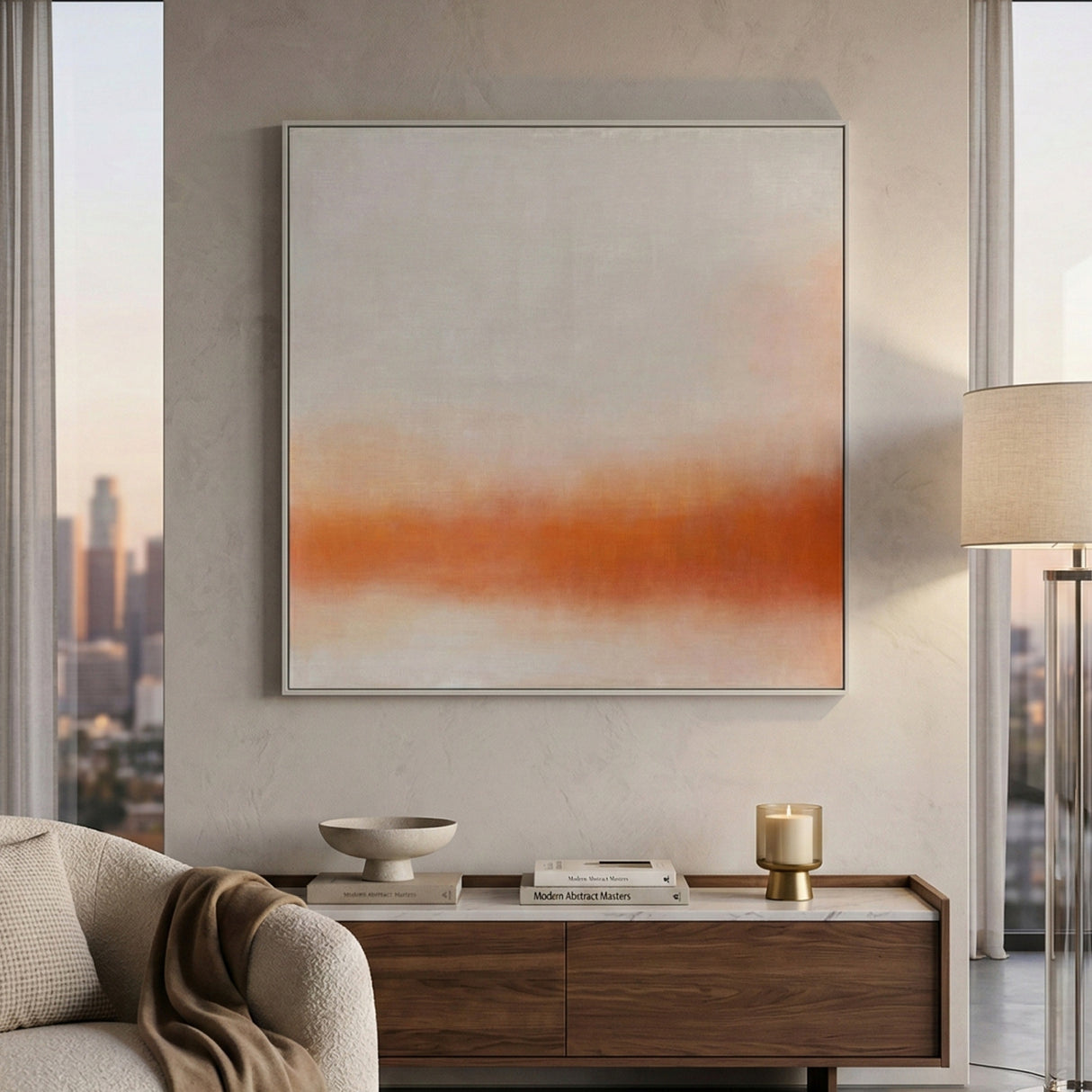 Modern European furniture - Ombre Colored Painting - www.oroa.com | Oroa.com