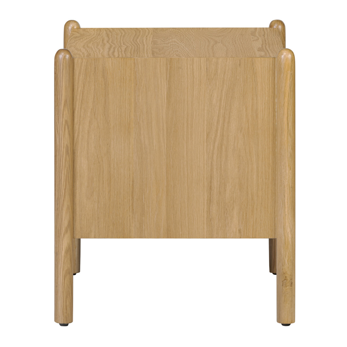 Modern European furniture - Oak Veneer 1-Drawer Nightstand - www.oroa.com